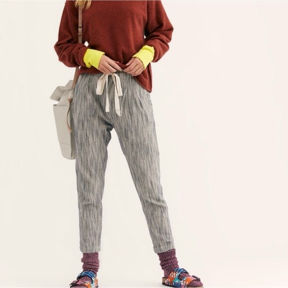 Free People Pants - Free People Light at Sunrise Crop High Waist Pant in Blue size 6